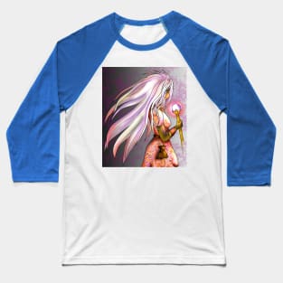 pretty in pink elf sorcerer for dnd and anime fans Baseball T-Shirt